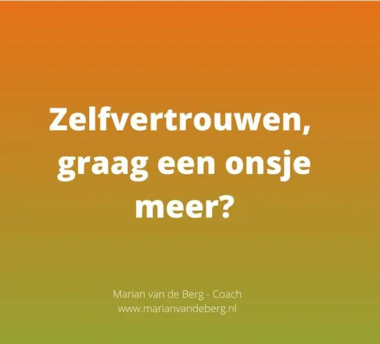 zelfvertrouwen
